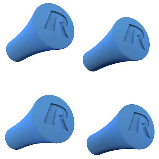 ram-x-grip-blue-rubber-cap-4-pack