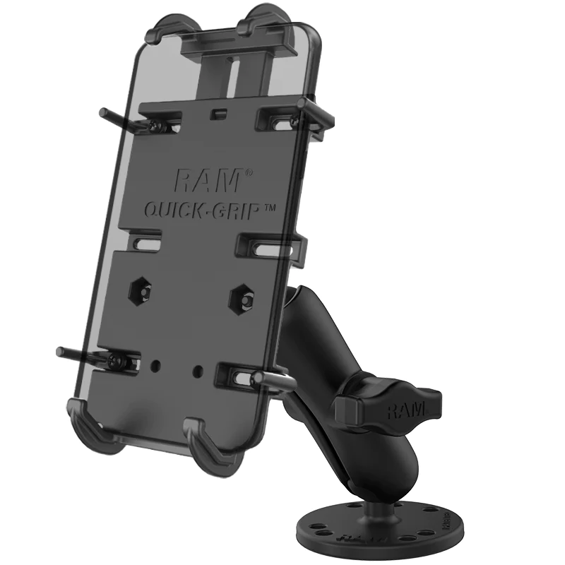 ram-quick-grip-xl-spring-loaded-phone-mount-with-drill-down-base