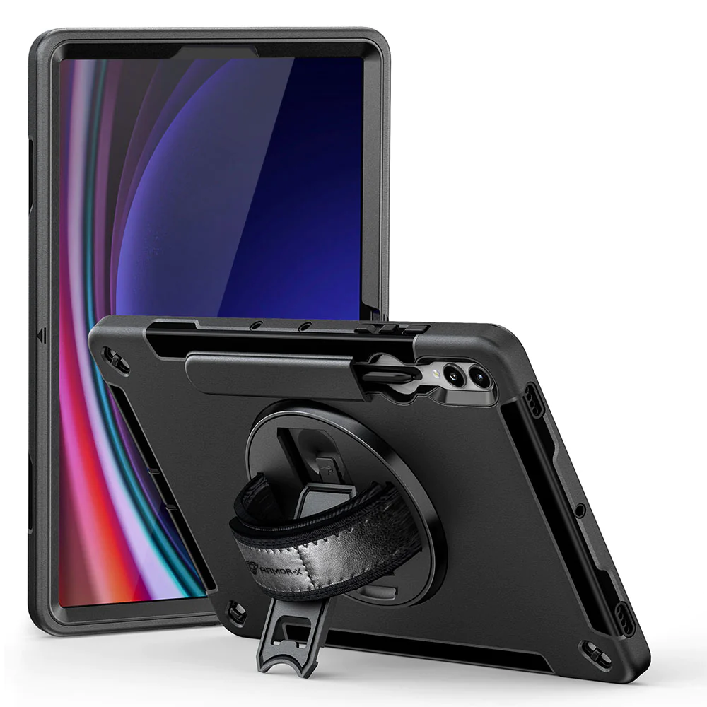 rin-ss-x810-samsung-galaxy-tab-s9-s9-plus-sm-x810-x816-rainproof-military-grade-rugged-case-with-hand-strap-and-kick-stand